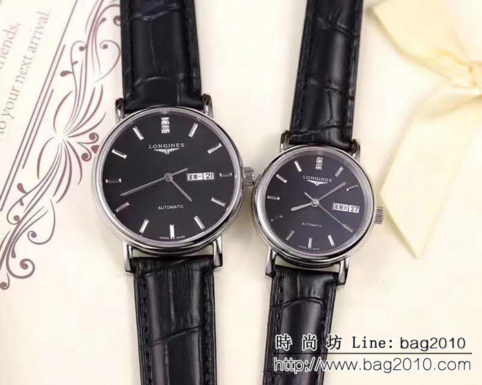 LONGINES浪琴 經典碟飛系列 情侶機械腕表 WSS0836
